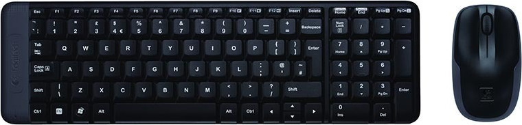 Logitech MK220 Desktop Combo GR (Black, Wireless) (LOGMK220)