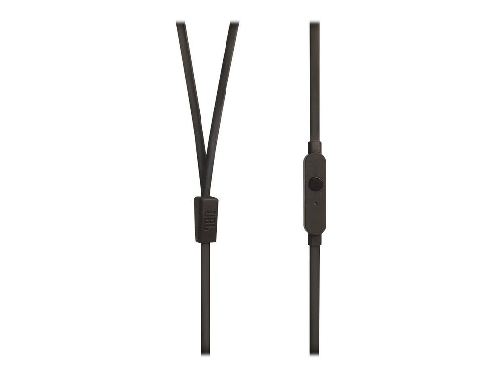 JBL Harman T210 In-ear headphones Corded (1075100) Black Headset