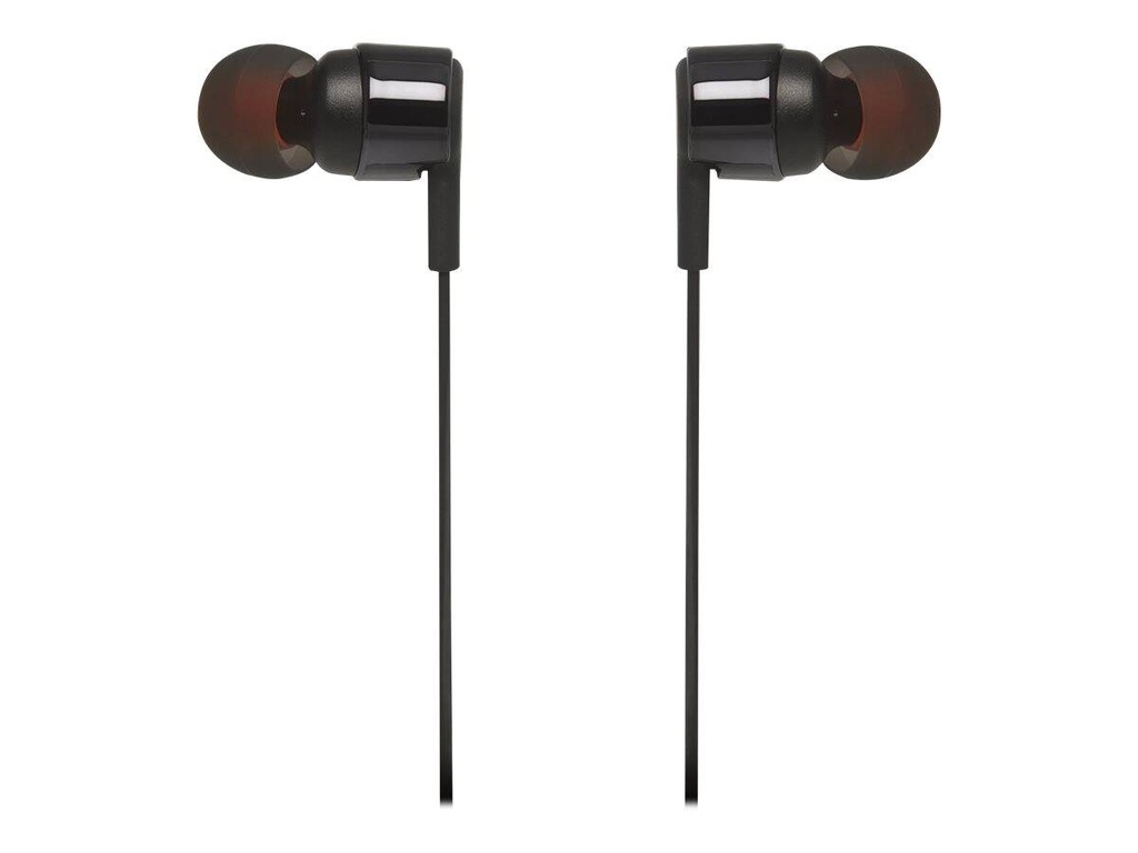 JBL Harman T210 In-ear headphones Corded (1075100) Black Headset