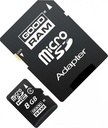 GoodRAM M40A microSDHC 8GB Class 4 with Adapter
