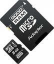 GoodRAM M40A microSDHC 8GB Class 4 with Adapter