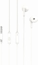 XO Handsfree EP39 Half In-Ear Handsfree 1.15μ Άσπρο