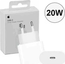 Apple Φορτιστής Χωρίς Καλώδιο με Θύρα USB-C 20W Λευκός (Power Adapter) (MHJE3ZMA)