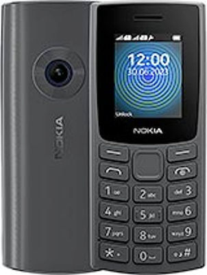 Nokia 110 (2023) Dual SIM Κινητό με Κουμπιά Charcoal