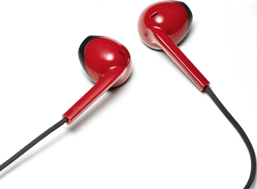 JVC HA-F19M Retro earbuds In-ear Handsfree red