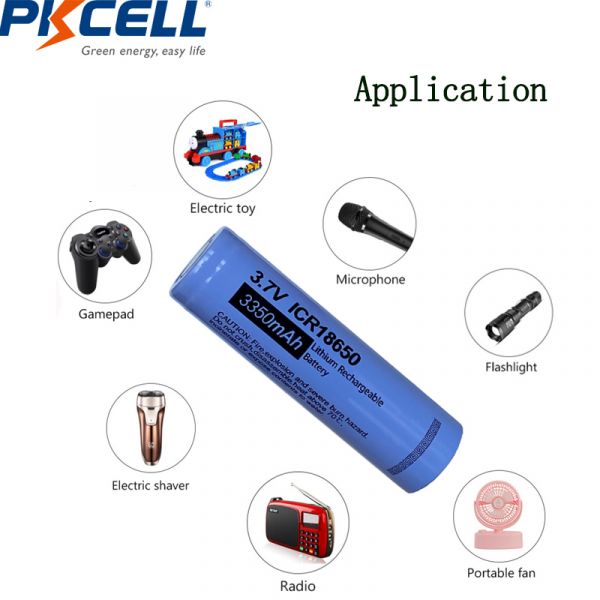 Pkcell ICR18650 3.7V 3350mAh