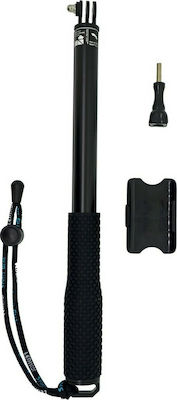 Selfie Stick Monopod Bluetooth LEDISTAR LDX-808 Suit για GoPro, Φωτογραφικές Μηχανές και Κινητά Τηλέφωνα. Πτυσσόμενο Μαύρο (Μήκος Κονταριού 36cm, Μήκος Ανοίγματος 110cm)