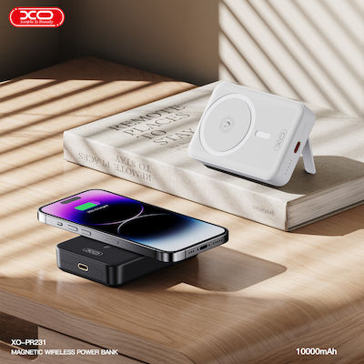 XO PR231 MagSafe Power Bank 10000mAh 15W Quick Charge 2.0 Γαλάζιο