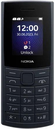 Nokia 110 (2024) Dual SIM Κινητό με Κουμπιά (Ελληνικό Μενού) Μαύρο