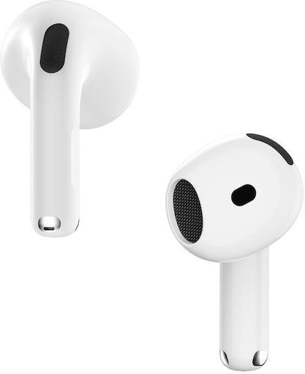 XO Q7 Earbud Bluetooth Handsfree Ακουστικά με Αντοχή στον Ιδρώτα και Θήκη Φόρτισης Λευκά