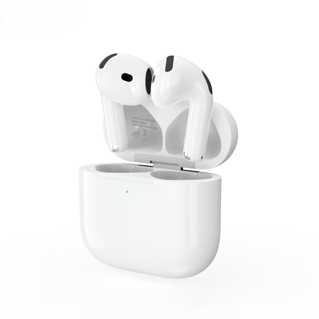 XO Q7 Earbud Bluetooth Handsfree Ακουστικά με Αντοχή στον Ιδρώτα και Θήκη Φόρτισης Λευκά