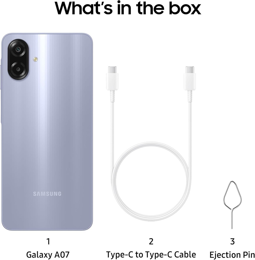 Samsung Galaxy A07 4G Dual Sim 6.7" 4GB/64GB IP54 Violet