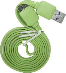 cable MICRO USB 3.0, 1 m green