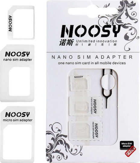 NOOSY Nano SIM Adapter Kit 3 IN 1