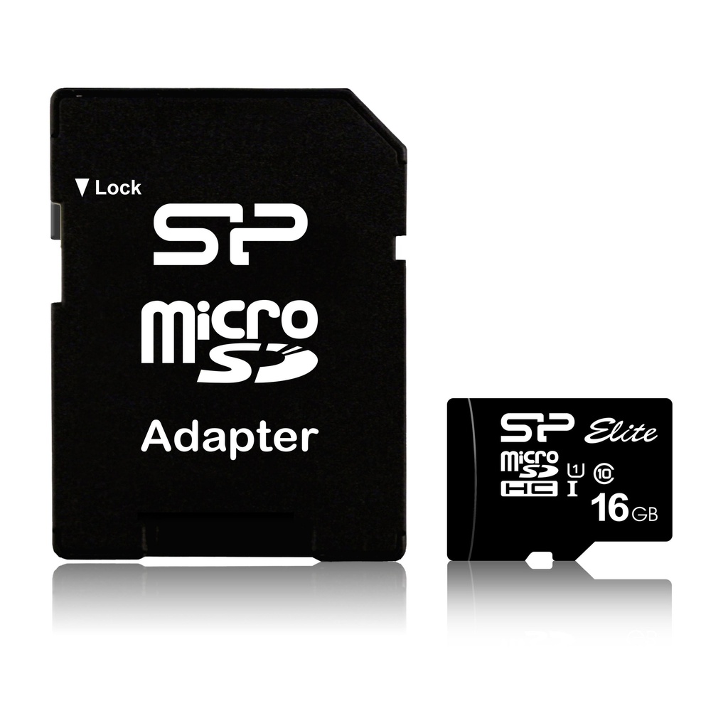 Silicon Power Elite microSDHC 16GB Class 10 U1 UHS-I με αντάπτορα