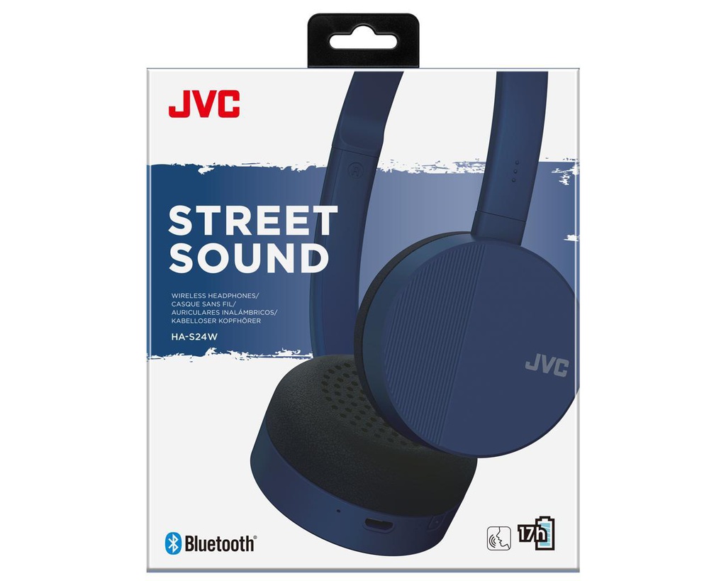 JVC HA-S24W-A-E headphones/headset Head-band Blue
