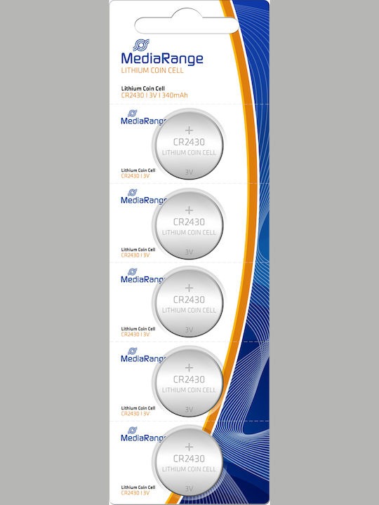 Μπαταρία Λιθίου MediaRange Coin Cells CR2430 3V  (MRBAT137)
