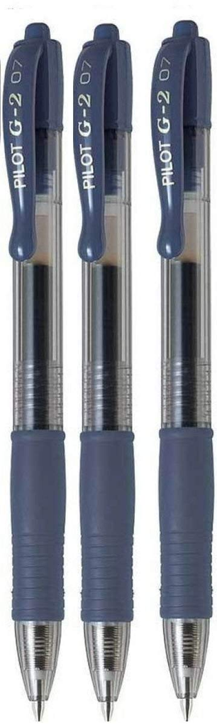 Pilot G-207 Retractable Gel, Blu Nero 0.7mm