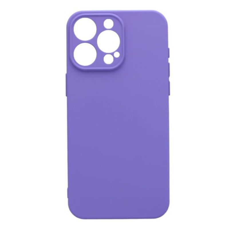 Θήκη Σιλικόνης Apple iPhone 12 / 12 Pro Λιλά