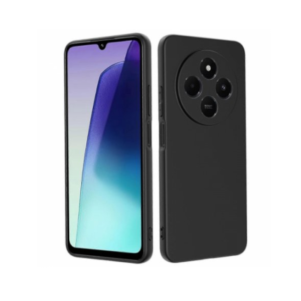 Θήκη Σιλικόνης Xiaomi Poco C75 Μαύρη