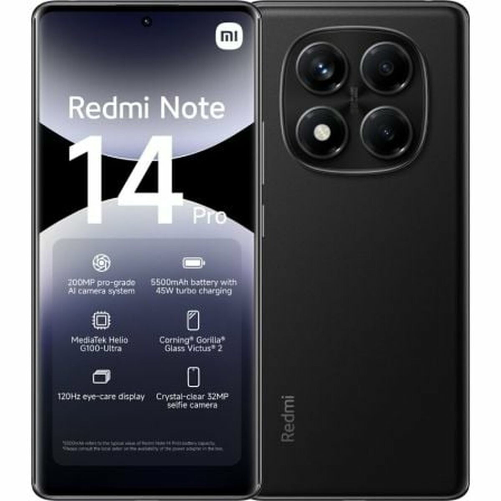Xiaomi Redmi Note 14 Pro 4G NFC Dual SIM (8GB/256GB) Midnight Black