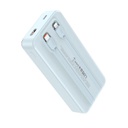 XO PR249 USB-C / USB-A Powerbank Γρήγορης Φόρτισης με Ψηφιακή Οθόνη Μπλε