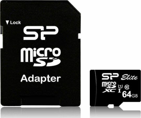 Silicon Power microSDXC 64GB Class 10 U1 UHS-I
