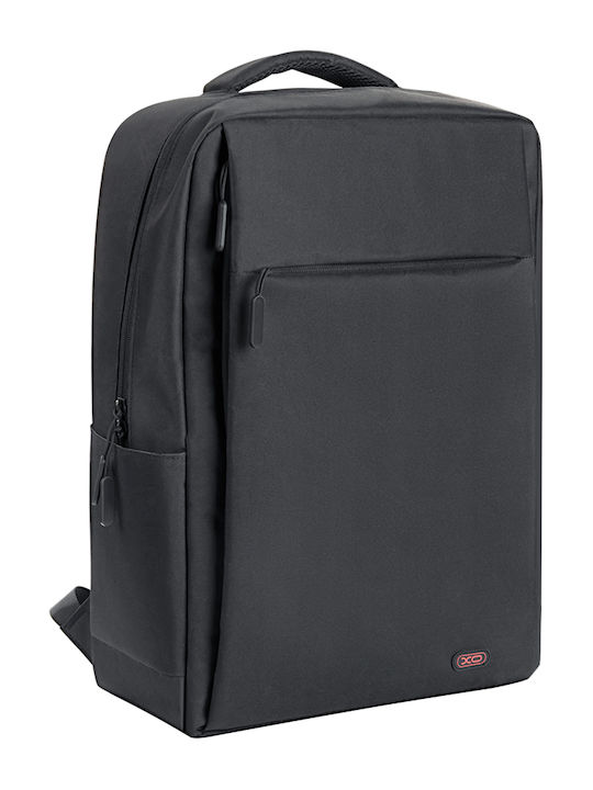 XO Cb02 Αδιάβροχη Τσάντα Πλάτης για Laptop 17" με Θύρα USB σε Μαύρο χρώμα