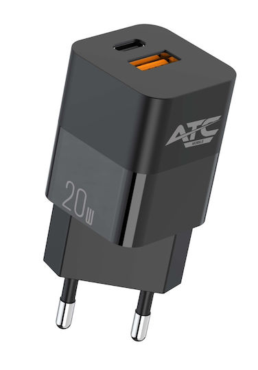 ATC-CHF5a MINI PD FAST CHARGER 20W BLACK