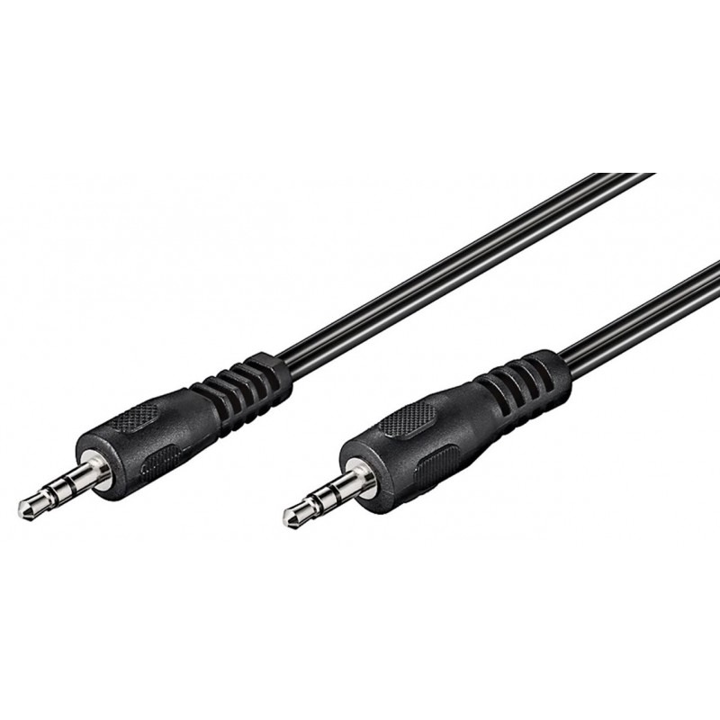 Goobay Cable 3.5mm male - 3.5mm male Μαύρο 5m (51660)