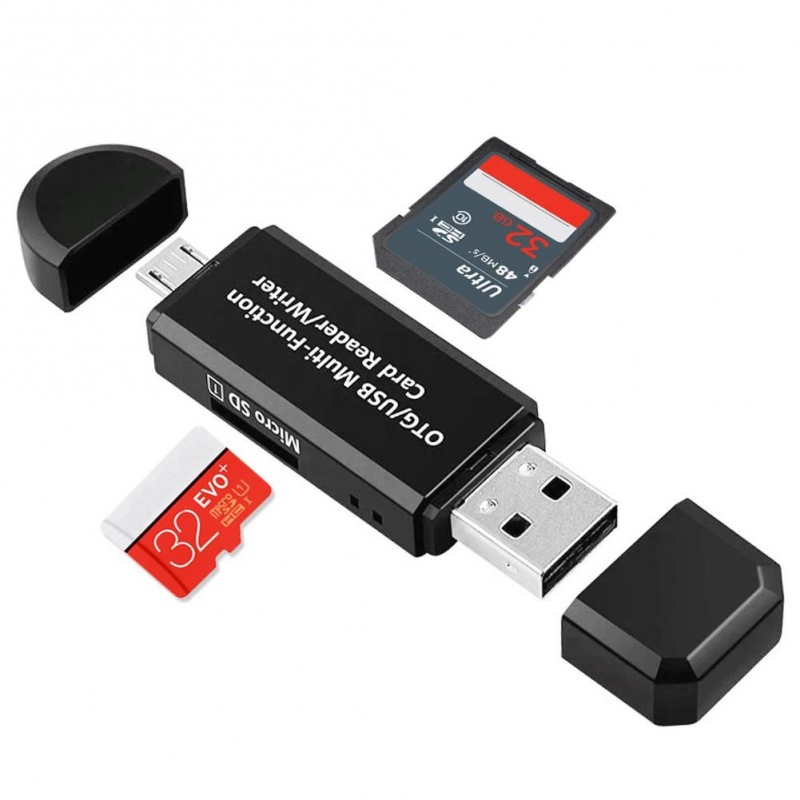 ATC Card Reader USB 2.0 / micro USB για SD/microSD