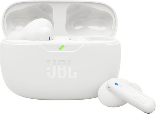 JBL Wave Beam 2 In-ear Bluetooth Handsfree Ακουστικά με Αντοχή στον Ιδρώτα και Θήκη Φόρτισης Λευκά