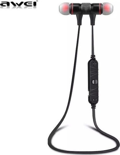 Awei A920BL In-ear Bluetooth Handsfree Ακουστικά με Αντοχή στον Ιδρώτα Μαύρα