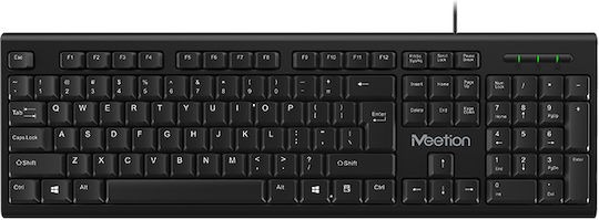 Meetion MT-K100 Πληκτρολόγιο Αγγλικό US