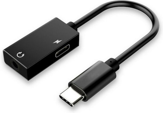 Powertech Μετατροπέας USB-C male σε 3.5mm / USB-C female