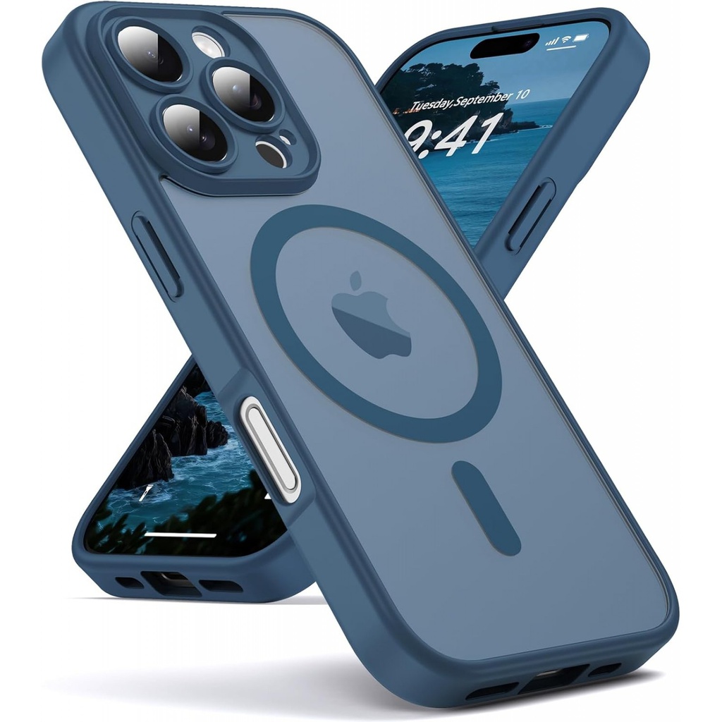 Oem Θήκη Back Cover Electro Magsafe Ημιδιαφανή Για Apple iPhone 13 Pro 6.1" Σκούρο - Μπλε