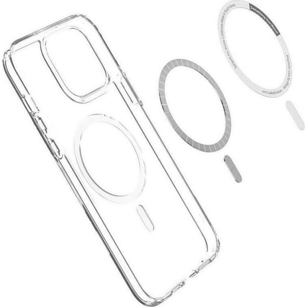 Oem Θήκη TPU &amp; PC Ultra Hybrid Mag Magsafe φορτιστή Για Apple iPhone 15 Plus 5G 6,7" Διάφανο