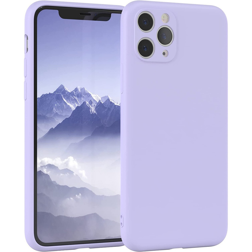 Θήκη Σιλικόνης Matt 1,2 mm Για Apple iPhone 11 Pro Max Λιλά