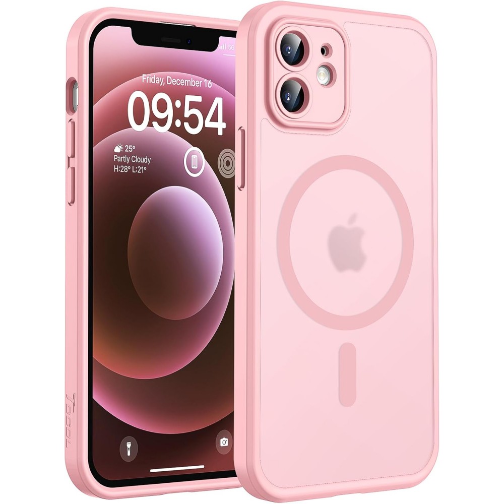 Θήκη Back Cover Electro Magsafe Ημιδιαφανή Για Apple iPhone 11 Ροζ - Nud