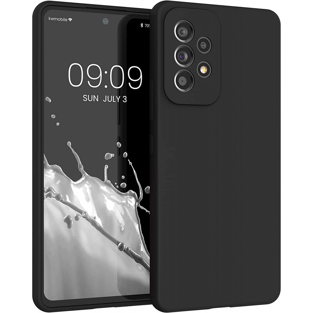 Θήκη Σιλικόνης Matt 1,2 mm Για Samsung Galaxy A53 5G Μαύρο