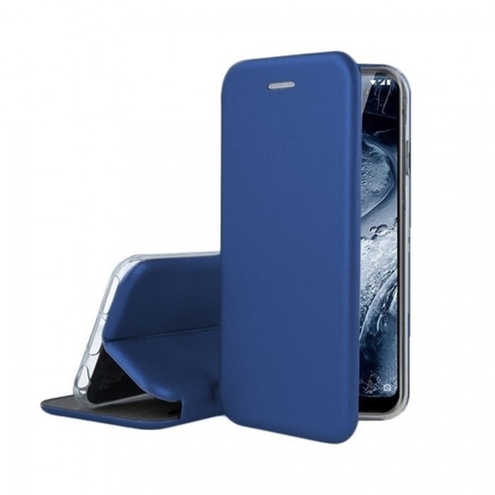 Oem Θήκη Βιβλίο Smart Magnet Elegance Για Samsung S21 Pro Μπλε