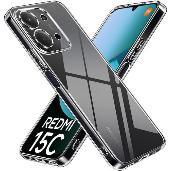 Θήκη Σιλικόνης Για Xiaomi 15C Διάφανη