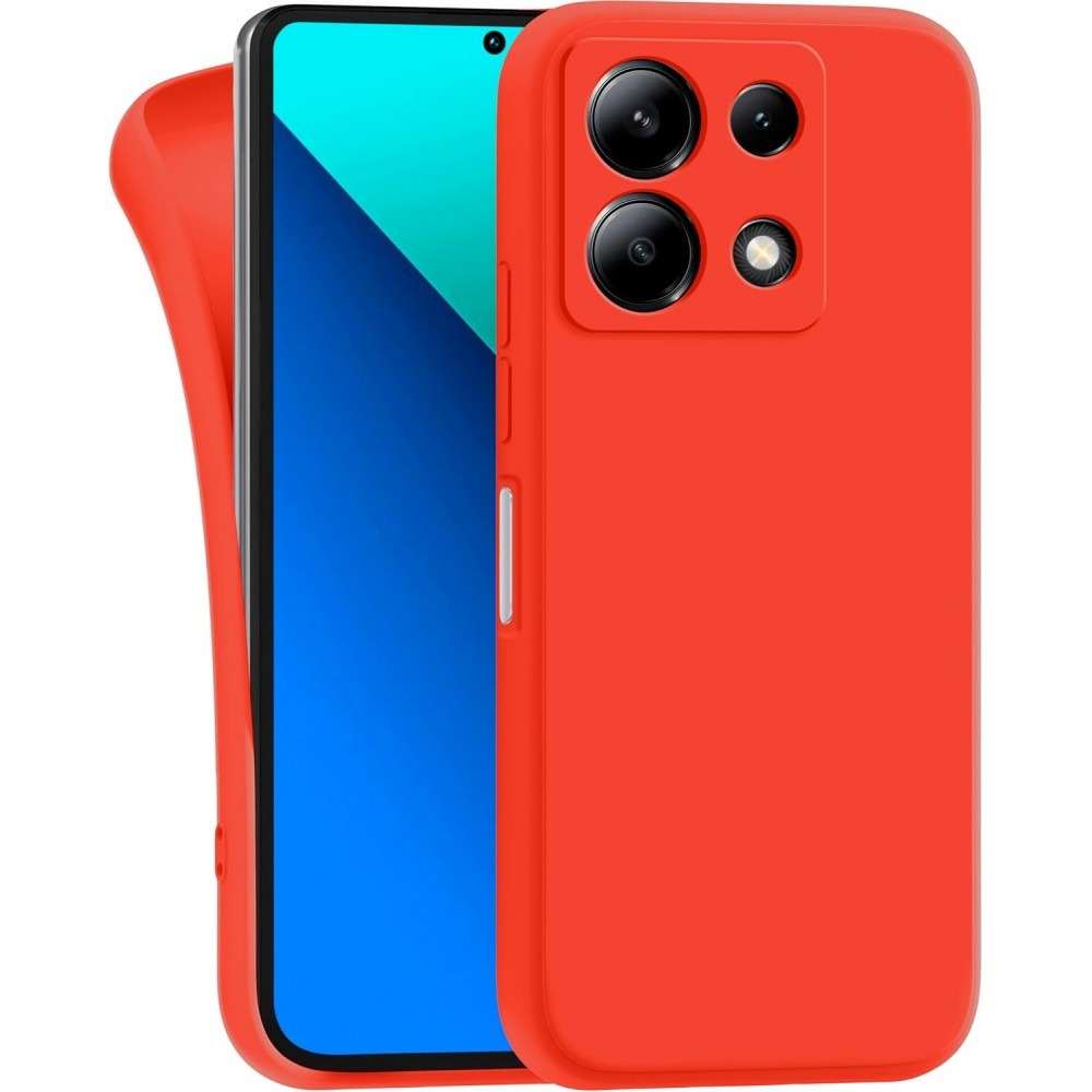 Θήκη Σιλικόνης Για Xiaomi 15C Κόκκινη