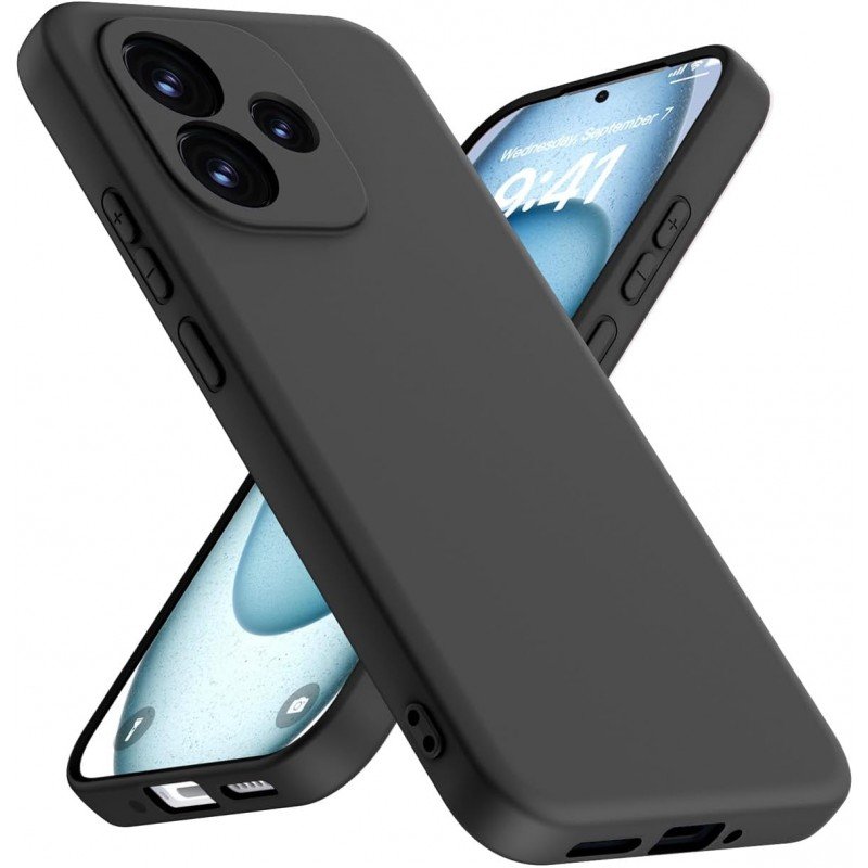 Θήκη Σιλικόνης Matt 1,5 mm Για Xiaomi Redmi 17  Μαύρο
