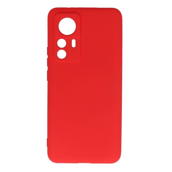 Back Cover Σιλικόνης Κόκκινο για Redmi 12 4G / Redmi 12 5G