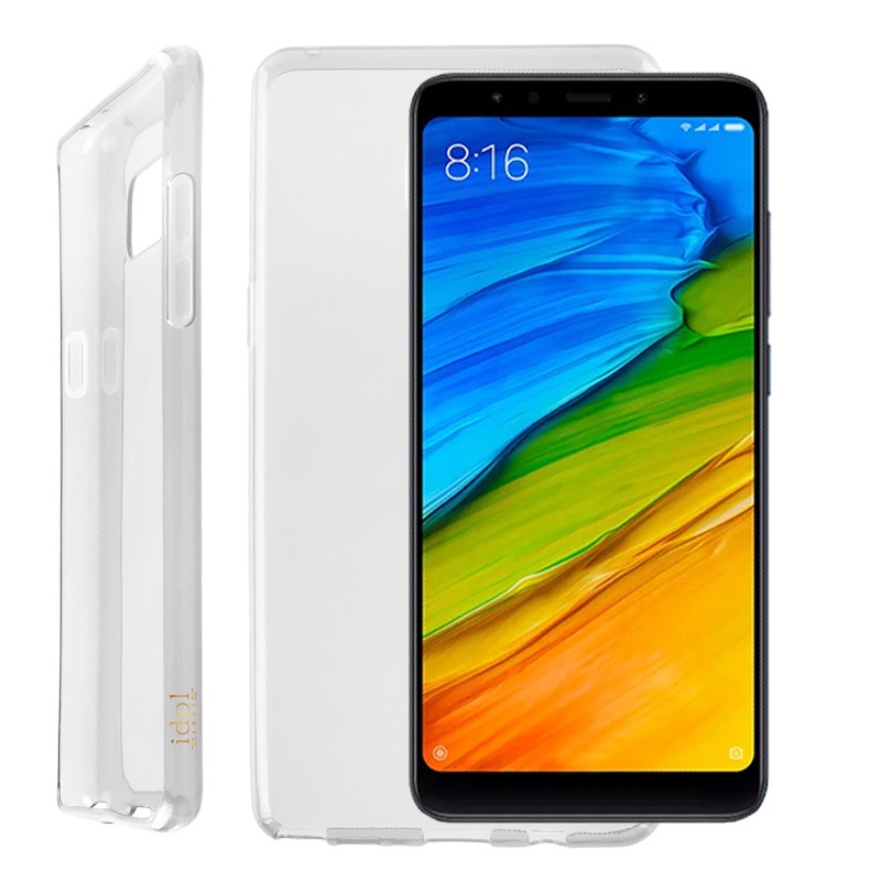 ΘΗΚΗ  IDOL 1991 Σιλικόνης XIAOMI REDMI 5  AIR SLIM TPU ΔΙΑΦΑΝΗ