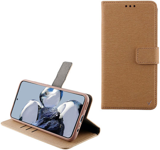 Θήκη Βιβλίο για Xiaomi Mi 12T/TPro Καφέ Ανοιχτό
