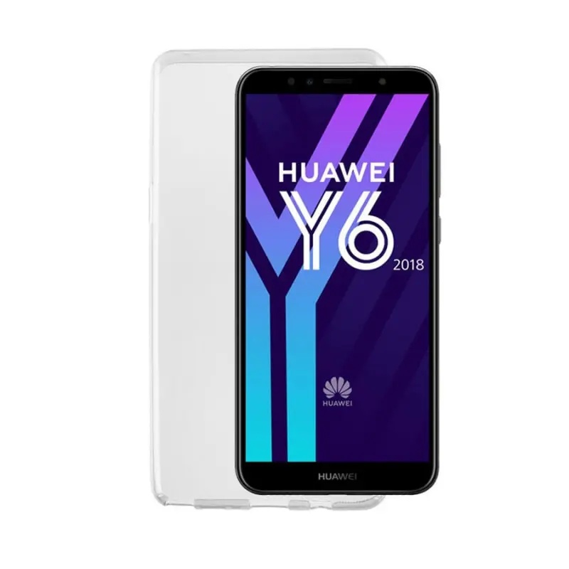 Θήκη Σιλικόνης για Huawei Y6 2018 διάφανη