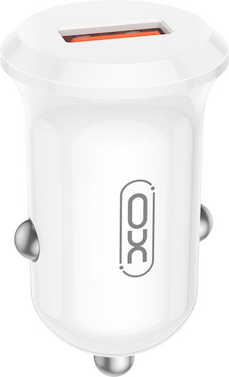 XO CC68 Φορτιστής Αυτοκινήτου με Θύρα 1xUSB-A