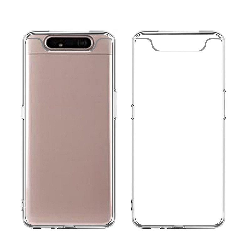Θήκη Σιλικόνης για Samsung A80 διάφανη